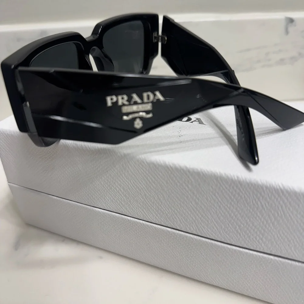 Prada Black Square Sunglasses - Picture 3 of 6